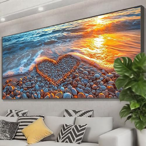 Diamond Painting Strand Diamond Painting Erwachsene Groß XXL 175x70 cm, 5D Meer Diamant Malerei Bilder Basteln Mädchen ab 8 Jahre, DIY Eckige Steine Cross Stitch Malerei für Deko Wohnzimmer Z0-812 Diamond Painting Strand Diamond Painting Erwachsene Groß XXL 175x70 cm, 5D Meer Diamant Malerei Bilder Basteln Mädchen ab 8 Jahre, DIY Eckige Steine Cross Stitch Malerei für Deko Wohnzimmer Z0-812 von Zhngzoyn