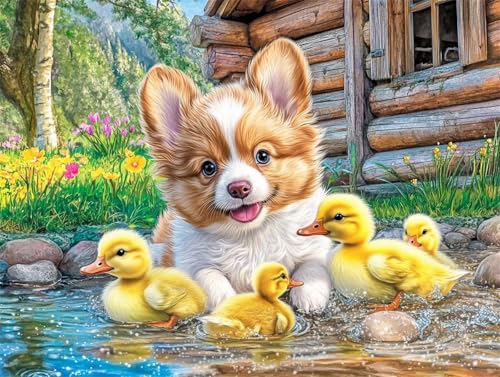 Diamond Painting Tier Diamant Painting Bilder Erwachsene Hund, Basteln Mädchen 8 9 10 Jahre, Diamond Art Eckige Steine, DIY Diamant Malerei Bastelset Erwachsene für Deko Wohnzimmer 90x70 cm F-8 Diamond Painting Tier Diamant Painting Bilder Erwachsene Hund, Basteln Mädchen 8 9 10 Jahre, Diamond Art Eckige Steine, DIY Diamant Malerei Bastelset Erwachsene für Deko Wohnzimmer 90x70 cm F-8 von Zhngzoyn