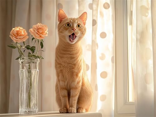 Diamond Painting Tier Diamant Painting Bilder Erwachsene Katze, Basteln Mädchen 8 9 10 Jahre, Diamond Art Eckige Steine, DIY Diamant Malerei Bastelset Erwachsene für Deko Wohnzimmer 80x60 cm G-8 Diamond Painting Tier Diamant Painting Bilder Erwachsene Katze, Basteln Mädchen 8 9 10 Jahre, Diamond Art Eckige Steine, DIY Diamant Malerei Bastelset Erwachsene für Deko Wohnzimmer 80x60 cm G-8 von Zhngzoyn