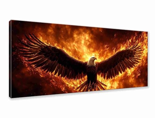 Diamond Painting Tier Diamond Painting Erwachsene Groß XXL 175x70 cm, 5D Adler Diamant Malerei Bilder Basteln Mädchen ab 8 Jahre, DIY Runde Crystal Stickerei Cross Stitch Art für Deko Wohnzimmer H-8 Diamond Painting Tier Diamond Painting Erwachsene Groß XXL 175x70 cm, 5D Adler Diamant Malerei Bilder Basteln Mädchen ab 8 Jahre, DIY Runde Crystal Stickerei Cross Stitch Art für Deko Wohnzimmer H-8 von Zhngzoyn