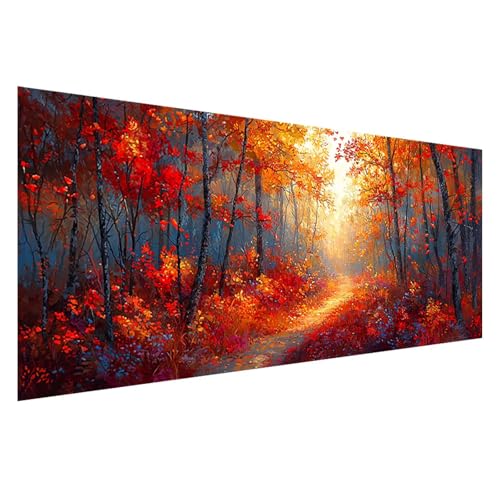 Diamond Painting Wald Diamond Painting Erwachsene 100x40 cm, 5D Baum Diamant Malerei Bilder Basteln Mädchen ab 8 Jahre, DIY Eckige Steine Stickerei Cross Stitch Malerei für Deko Wohnzimmer Z0-677 Diamond Painting Wald Diamond Painting Erwachsene 100x40 cm, 5D Baum Diamant Malerei Bilder Basteln Mädchen ab 8 Jahre, DIY Eckige Steine Stickerei Cross Stitch Malerei für Deko Wohnzimmer Z0-677 von Zhngzoyn