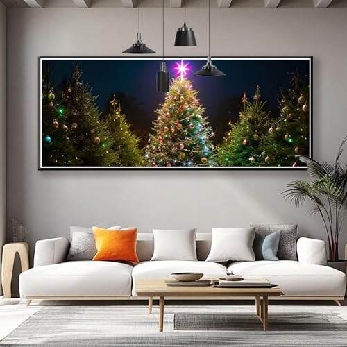 Diamond Painting Weihnachten Diamond Painting Erwachsene Groß XXL 125x50 cm, 5D Baum Diamant Malerei Bilder Basteln Mädchen ab 8 Jahre, DIY Runde Crystal Stickerei Malerei für Deko Wohnzimmer Y-5 Diamond Painting Weihnachten Diamond Painting Erwachsene Groß XXL 125x50 cm, 5D Baum Diamant Malerei Bilder Basteln Mädchen ab 8 Jahre, DIY Runde Crystal Stickerei Malerei für Deko Wohnzimmer Y-5 von Zhngzoyn