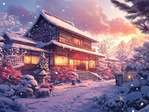 Diamond Painting Winter Diamant Painting Bilder Erwachsene Schneeszene, Basteln Mädchen 8 9 10 Jahre, Diamond Art Eckige Steine, DIY Diamant Malerei Bastelset, Deko Wohnzimmer Geschenk 60x45 cm T-9 Diamond Painting Winter Diamant Painting Bilder Erwachsene Schneeszene, Basteln Mädchen 8 9 10 Jahre, Diamond Art Eckige Steine, DIY Diamant Malerei Bastelset, Deko Wohnzimmer Geschenk 60x45 cm T-9 von Zhngzoyn