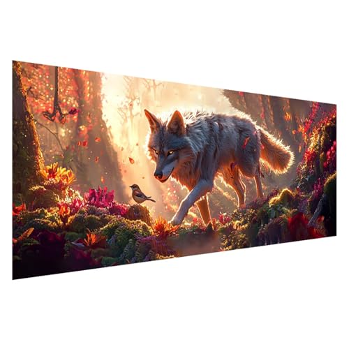 Diamond Painting Wolf Diamond Painting Erwachsene 75x30 cm, 5D Tier Diamant Malerei Bilder Basteln Mädchen ab 8 Jahre, DIY Eckige Steine Stickerei Cross Stitch Malerei für Deko Wohnzimmer Z0-605 Diamond Painting Wolf Diamond Painting Erwachsene 75x30 cm, 5D Tier Diamant Malerei Bilder Basteln Mädchen ab 8 Jahre, DIY Eckige Steine Stickerei Cross Stitch Malerei für Deko Wohnzimmer Z0-605 von Zhngzoyn