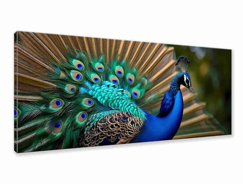 Diamond Painting XXL 100x40 cm, 5D Diamant Painting Bilder Pfau Diamant Art Malerei Tier, DIY Runde Crystal Stickerei Kreuzstich Kunst Bastelset Erwachsene für Zimmer Deko, Geschenke für Frauen F-9 Diamond Painting XXL 100x40 cm, 5D Diamant Painting Bilder Pfau Diamant Art Malerei Tier, DIY Runde Crystal Stickerei Kreuzstich Kunst Bastelset Erwachsene für Zimmer Deko, Geschenke für Frauen F-9 von Zhngzoyn