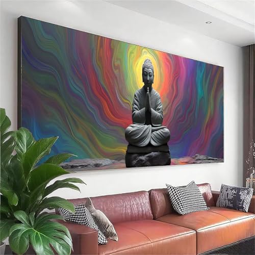 Diamond Painting XXL 100x40 cm, 5D Diamant Painting Bilder Zen Diamant Art Malerei Abstrakt, DIY Runde Crystal Stickerei Kreuzstich Bastelset Erwachsene für Zimmer Deko, Geschenke für Frauen Q-0 Diamond Painting XXL 100x40 cm, 5D Diamant Painting Bilder Zen Diamant Art Malerei Abstrakt, DIY Runde Crystal Stickerei Kreuzstich Bastelset Erwachsene für Zimmer Deko, Geschenke für Frauen Q-0 von Zhngzoyn