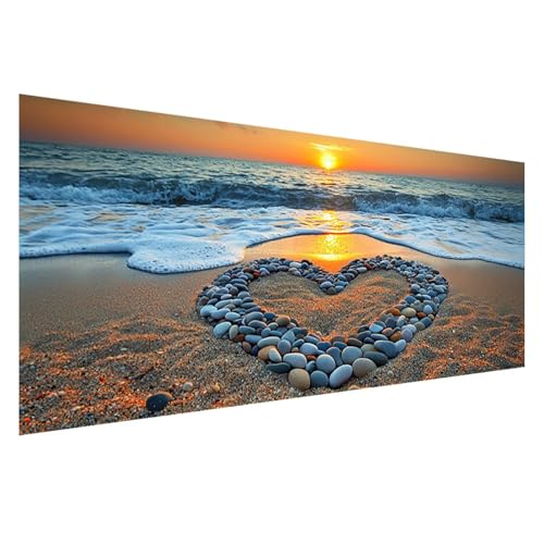 Diamond Painting XXL 125x50 cm, 5D Diamant Painting Bilder Strand Diamant Art Malerei Meer, DIY Eckige Steine Stickerei Kreuzstich Bastelset Erwachsene für Zimmer Deko, Geschenke für Frauen Z0-651 Diamond Painting XXL 125x50 cm, 5D Diamant Painting Bilder Strand Diamant Art Malerei Meer, DIY Eckige Steine Stickerei Kreuzstich Bastelset Erwachsene für Zimmer Deko, Geschenke für Frauen Z0-651 von Zhngzoyn