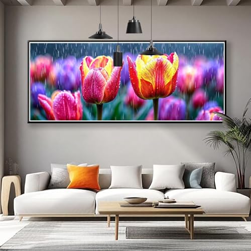 Diamond Painting XXL 175x70 cm, 5D Diamant Painting Bilder Blume Diamant Art Farbe, DIY Runde Crystal Stickerei Kreuzstich Mosaikherstellung Bastelset Erwachsene Zimmer Deko, Geschenke für Frauen R-8 Diamond Painting XXL 175x70 cm, 5D Diamant Painting Bilder Blume Diamant Art Farbe, DIY Runde Crystal Stickerei Kreuzstich Mosaikherstellung Bastelset Erwachsene Zimmer Deko, Geschenke für Frauen R-8 von Zhngzoyn