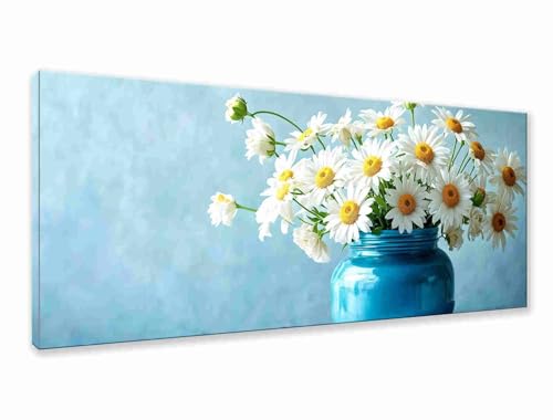 Diamond Painting XXL 175x70 cm, 5D Diamant Painting Bilder Blume Diamant Art Malerei Gänseblümchen, DIY Runde Crystal Stickerei Kreuzstich Bastelset Erwachsene für Zimmer Deko,Geschenke für Frauen N-8 von Zhngzoyn