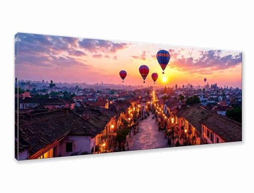 Diamond Painting XXL 175x70 cm, 5D Diamant Painting Bilder Stadt Diamant Art Malerei Landschaft, DIY Runde Crystal Stickerei Kreuzstich Bastelset Erwachsene für Zimmer Deko, Geschenke für Frauen L-5 von Zhngzoyn