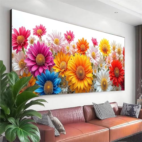 Diamond Painting XXL 200x80 cm, 5D Diamant Painting Bilder Blume Diamant Art Farbe, DIY Runde Crystal Stickerei Kreuzstich Mosaikherstellung Bastelset Erwachsene Zimmer Deko, Geschenke für Frauen L-2 Diamond Painting XXL 200x80 cm, 5D Diamant Painting Bilder Blume Diamant Art Farbe, DIY Runde Crystal Stickerei Kreuzstich Mosaikherstellung Bastelset Erwachsene Zimmer Deko, Geschenke für Frauen L-2 von Zhngzoyn
