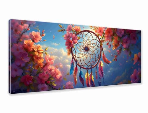 Diamond Painting XXL 200x80 cm, 5D Diamant Painting Bilder Blume Diamant Art Malerei Traumfänger, DIY Runde Crystal Stickerei Kreuzstich Bastelset Erwachsene für Zimmer Deko, Geschenke für Frauen S-1 Diamond Painting XXL 200x80 cm, 5D Diamant Painting Bilder Blume Diamant Art Malerei Traumfänger, DIY Runde Crystal Stickerei Kreuzstich Bastelset Erwachsene für Zimmer Deko, Geschenke für Frauen S-1 von Zhngzoyn