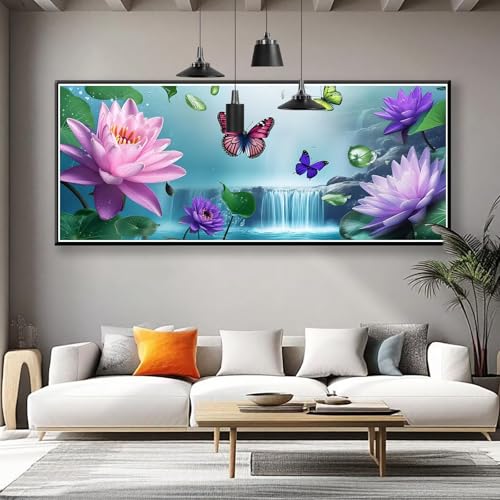 Diamond Painting XXL 225x90 cm, 5D Diamant Painting Bilder Schmetterling Diamant Art Malerei Blume, DIY Runde Crystal Stickerei Kreuzstich Bastelset Erwachsene für Zimmer Deko,Geschenke für Frauen R-2 Diamond Painting XXL 225x90 cm, 5D Diamant Painting Bilder Schmetterling Diamant Art Malerei Blume, DIY Runde Crystal Stickerei Kreuzstich Bastelset Erwachsene für Zimmer Deko,Geschenke für Frauen R-2 von Zhngzoyn