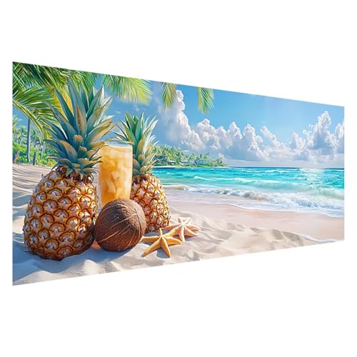 Diamond Painting XXL 225x90 cm, 5D Diamant Painting Bilder Strand Diamant Art Malerei Meer, DIY Eckige Steine Stickerei Kreuzstich Bastelset Erwachsene für Zimmer Deko, Geschenke für Frauen Z0-555 Diamond Painting XXL 225x90 cm, 5D Diamant Painting Bilder Strand Diamant Art Malerei Meer, DIY Eckige Steine Stickerei Kreuzstich Bastelset Erwachsene für Zimmer Deko, Geschenke für Frauen Z0-555 von Zhngzoyn