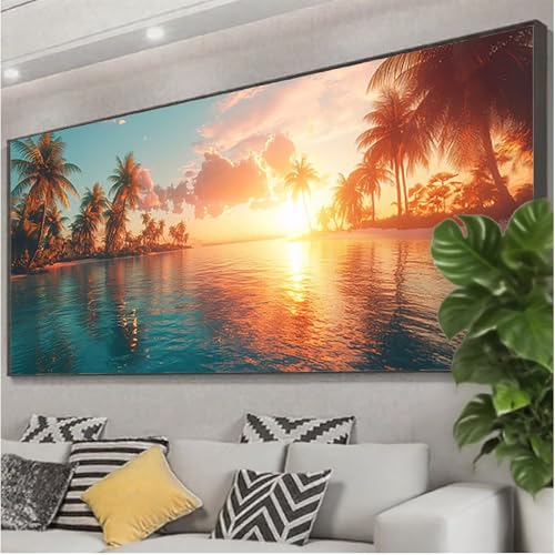 Diamond Painting XXL 250x100 cm, 5D Diamant Painting Bilder Sonnenuntergang Diamant Art Malerei Meer, DIY Eckige Steine Stickerei Kreuzstich Bastelset Erwachsene für Zimmer Deko Geschenke Z0-576 Diamond Painting XXL 250x100 cm, 5D Diamant Painting Bilder Sonnenuntergang Diamant Art Malerei Meer, DIY Eckige Steine Stickerei Kreuzstich Bastelset Erwachsene für Zimmer Deko Geschenke Z0-576 von Zhngzoyn