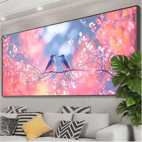 Diamond Painting XXL 250x100 cm, 5D Diamant Painting Bilder Tier Diamant Art Malerei Vogel, DIY Eckige Steine Stickerei Kreuzstich Bastelset Erwachsene für Zimmer Deko, Geschenke für Frauen Z0-582 Diamond Painting XXL 250x100 cm, 5D Diamant Painting Bilder Tier Diamant Art Malerei Vogel, DIY Eckige Steine Stickerei Kreuzstich Bastelset Erwachsene für Zimmer Deko, Geschenke für Frauen Z0-582 von Zhngzoyn