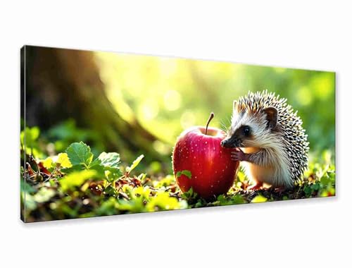 Diamond Painting XXL 75x30 cm, 5D Diamant Painting Bilder Igel Diamant Art Malerei Tier, DIY Runde Crystal Stickerei Kreuzstich Kunst Bastelset Erwachsene für Zimmer Deko, Geschenke für Frauen K-1 Diamond Painting XXL 75x30 cm, 5D Diamant Painting Bilder Igel Diamant Art Malerei Tier, DIY Runde Crystal Stickerei Kreuzstich Kunst Bastelset Erwachsene für Zimmer Deko, Geschenke für Frauen K-1 von Zhngzoyn