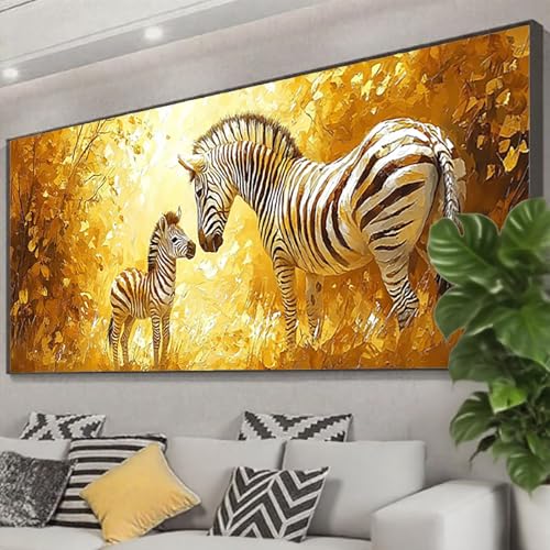 Diamond Painting Zebra Diamond Painting Erwachsene 75x30 cm, 5D Tier Diamant Malerei Bilder Basteln Mädchen ab 8 Jahre, DIY Eckige Steine Stickerei Cross Stitch Malerei für Deko Wohnzimmer Z0-116 Diamond Painting Zebra Diamond Painting Erwachsene 75x30 cm, 5D Tier Diamant Malerei Bilder Basteln Mädchen ab 8 Jahre, DIY Eckige Steine Stickerei Cross Stitch Malerei für Deko Wohnzimmer Z0-116 von Zhngzoyn