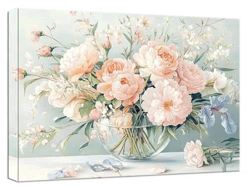 Malen Nach Zahlen Blumen Malen Nach Zahlen Kinder ab 7 Vase DIY Basteln Erwachsene Handgemalt Ölgemälde Mit 3 Pinseln und Acrylfarbe Knitterfreie Leinwand für Geschenke Home Dekor 70x100cm, Model843 von Zhnncfgg