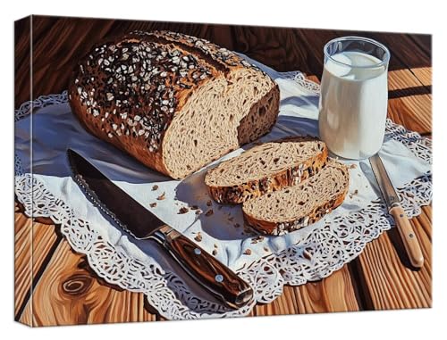 Malen Nach Zahlen Brot Malen Nach Zahlen Kinder ab 7 Küche DIY Basteln Erwachsene Handgemalt Ölgemälde Mit 3 Pinseln und Acrylfarbe Knitterfreie Leinwand für Geschenke Home Dekor 100x150cm, Model621 Malen Nach Zahlen Brot Malen Nach Zahlen Kinder ab 7 Küche DIY Basteln Erwachsene Handgemalt Ölgemälde Mit 3 Pinseln und Acrylfarbe Knitterfreie Leinwand für Geschenke Home Dekor 100x150cm, Model621 von Zhnncfgg
