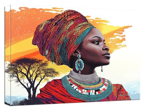 Malen Nach Zahlen Erwachsene Afrika, Paint by Numbers Adult DIY Set Erwachsene Malen Nach Zahlen Frau mit 3 Pinsel und Acrylpigment knitterfreie Leinwand Kit für Anfänger Home Dekor 20x30cm, Model656 Malen Nach Zahlen Erwachsene Afrika, Paint by Numbers Adult DIY Set Erwachsene Malen Nach Zahlen Frau mit 3 Pinsel und Acrylpigment knitterfreie Leinwand Kit für Anfänger Home Dekor 20x30cm, Model656 von Zhnncfgg