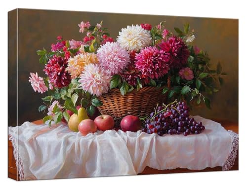 Malen Nach Zahlen Erwachsene Blumen, Paint by Numbers Adult DIY Set Erwachsene Malen Nach Zahlen Traube mit 3 Pinsel Acrylpigment knitterfreie Leinwand Kit für Anfänger Home Dekor 30x40cm, Model677 Malen Nach Zahlen Erwachsene Blumen, Paint by Numbers Adult DIY Set Erwachsene Malen Nach Zahlen Traube mit 3 Pinsel Acrylpigment knitterfreie Leinwand Kit für Anfänger Home Dekor 30x40cm, Model677 von Zhnncfgg