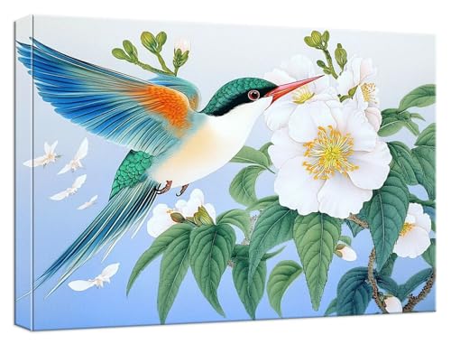 Malen Nach Zahlen Erwachsene Blumen, Paint by Numbers Adult DIY Set Erwachsene Malen Nach Zahlen Vogel mit 3 Pinsel und Acrylpigment knitterfreie Leinwand Kit für Anfänger Home Dekor 30x40cm, Model653 Malen Nach Zahlen Erwachsene Blumen, Paint by Numbers Adult DIY Set Erwachsene Malen Nach Zahlen Vogel mit 3 Pinsel und Acrylpigment knitterfreie Leinwand Kit für Anfänger Home Dekor 30x40cm, Model653 von Zhnncfgg
