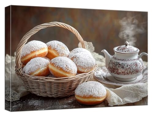 Malen Nach Zahlen Erwachsene Brot Malen Nach Zahlen Tee Paint by Numbers DIY GemäLde Kit mit 3 Maler Pinsel und Acrylpigment, Kreatives für Erwachsene Geschenk, für Home Decor, 90x135cm, Model844 von Zhnncfgg