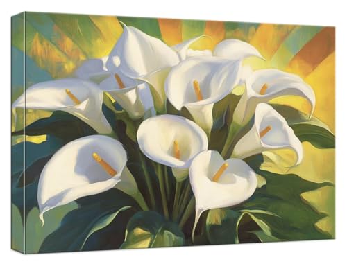 Malen Nach Zahlen Erwachsene Calla-Lilie, Paint by Numbers Adult DIY Set Erwachsene Malen Nach Zahlen Blume mit 3 Pinsel und Acrylpigment Kit für Anfänger Home Dekor, Ohne Rahmen 45x60cm, Model680 Malen Nach Zahlen Erwachsene Calla-Lilie, Paint by Numbers Adult DIY Set Erwachsene Malen Nach Zahlen Blume mit 3 Pinsel und Acrylpigment Kit für Anfänger Home Dekor, Ohne Rahmen 45x60cm, Model680 von Zhnncfgg