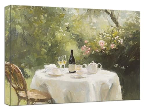 Malen Nach Zahlen Erwachsene Garten Malen Nach Zahlen Landschaft Paint by Numbers DIY GemäLde Kit mit 3 Maler Pinsel und Acrylpigment Kreatives für Erwachsene Geschenk für Home Decor, 60x90cm,Model832 von Zhnncfgg