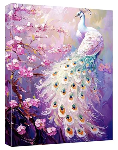 Malen Nach Zahlen Erwachsene Pfau, Paint by Numbers Adult DIY Set Erwachsene Malen Nach Zahlen Tier mit 3 Pinsel und Acrylpigment knitterfreie Leinwand Kit für Anfänger Home Dekor 90x135cm, Model59 Malen Nach Zahlen Erwachsene Pfau, Paint by Numbers Adult DIY Set Erwachsene Malen Nach Zahlen Tier mit 3 Pinsel und Acrylpigment knitterfreie Leinwand Kit für Anfänger Home Dekor 90x135cm, Model59 von Zhnncfgg