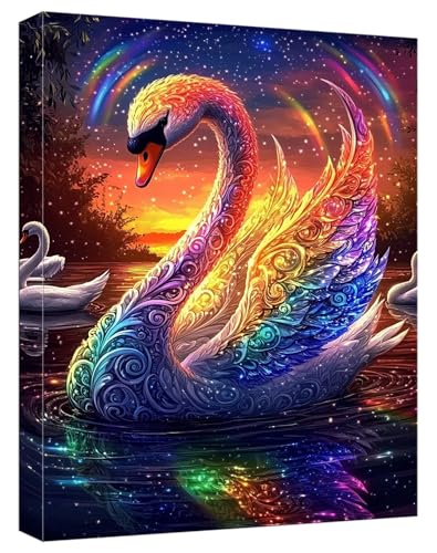 Malen Nach Zahlen Farbe Malen Nach Zahlen Kinder ab 7 Schwan DIY Anfänger Erwachsene Handgemalt Ölgemälde Mit 3 Pinseln und Acrylfarbe Knitterfreie Leinwand für Geschenke Home Dekor 60x90cm, Model51 Malen Nach Zahlen Farbe Malen Nach Zahlen Kinder ab 7 Schwan DIY Anfänger Erwachsene Handgemalt Ölgemälde Mit 3 Pinseln und Acrylfarbe Knitterfreie Leinwand für Geschenke Home Dekor 60x90cm, Model51 von Zhnncfgg