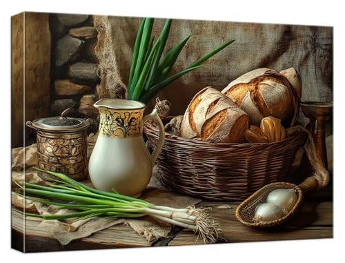 Malen Nach Zahlen Küche Malen Nach Zahlen Kinder ab 7 Brot DIY Anfänger Erwachsene Handgemalt Ölgemälde Mit 3 Pinseln und Acrylfarbe Knitterfreie Leinwand für Geschenke Home Dekor 45x60cm, Model660 Malen Nach Zahlen Küche Malen Nach Zahlen Kinder ab 7 Brot DIY Anfänger Erwachsene Handgemalt Ölgemälde Mit 3 Pinseln und Acrylfarbe Knitterfreie Leinwand für Geschenke Home Dekor 45x60cm, Model660 von Zhnncfgg