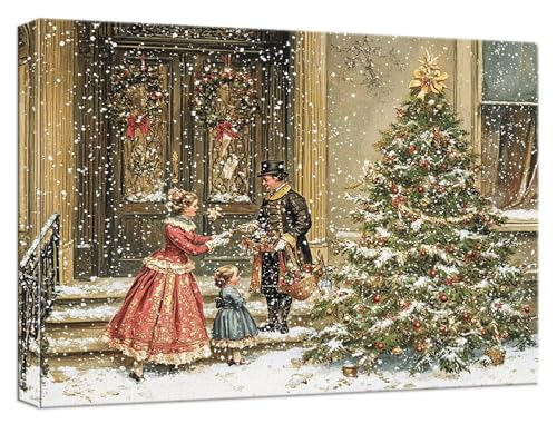 Malen Nach Zahlen Winter Malen Nach Zahlen Kinder ab 7 Schneeszene DIY Basteln Erwachsene Handgemalt Ölgemälde Mit 3 Pinseln Acrylfarbe Knitterfreie Leinwand für Geschenke Home Dekor 70x100cm,Model543 von Zhnncfgg