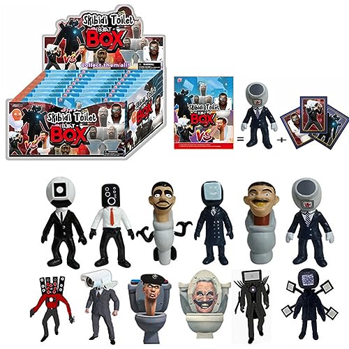 Zhongkaihua Speakerman Figur Modell Kollektion PVC Action Figur, 24 Tin Bags, 12Styles, Speaker Man TV Man Cake Set Collection Party Dekoration Zhongkaihua Speakerman Figur Modell Kollektion PVC Action Figur, 24 Tin Bags, 12Styles, Speaker Man TV Man Cake Set Collection Party Dekoration von Zhongkaihua