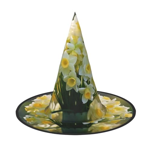 Zhuanyun Narzissen Druck Halloween Hut Halloween Kostüm Zubehör Kopfschmuck Party Zubehör Hexenhut Zhuanyun Narzissen Druck Halloween Hut Halloween Kostüm Zubehör Kopfschmuck Party Zubehör Hexenhut von Zhuanyun