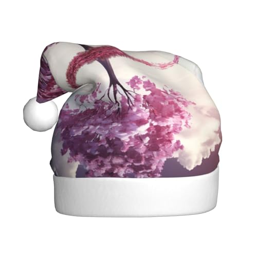 Zhuanyun Weihnachtsmütze, Weihnachtsmannmütze, kurz, Plüsch, für Erwachsene, Violett Zhuanyun Weihnachtsmütze, Weihnachtsmannmütze, kurz, Plüsch, für Erwachsene, Violett von Zhuanyun