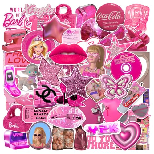 Bar-bie Aufkleber, 2 X 50 Stück Cute Prinzessin Kinder Stickers, Babie Mädchen Cartoon Sticker Set, Wasserfeste Vinyl Aufkleber, für Koffer Laptop Skateboard, Geschenk für Kinder Teenager Erwachsene Bar-bie Aufkleber, 2 X 50 Stück Cute Prinzessin Kinder Stickers, Babie Mädchen Cartoon Sticker Set, Wasserfeste Vinyl Aufkleber, für Koffer Laptop Skateboard, Geschenk für Kinder Teenager Erwachsene von Zhuporn