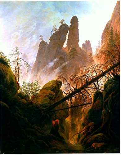 Zhyaunz DIY 5D Diamant Malerei Stickerei Felsige Schlucht Diamond Painting Kreuzstich Volle Runde Bohrer Mosaik Kunst Hochzeitsdeko Caspar David Friedrich 40x50cm Zhyaunz DIY 5D Diamant Malerei Stickerei Felsige Schlucht Diamond Painting Kreuzstich Volle Runde Bohrer Mosaik Kunst Hochzeitsdeko Caspar David Friedrich 40x50cm von Zhyaunz