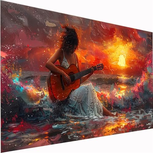 5D Diamond Painting XXL 100x200cm,Frau Diamond Painting Erwachsene kinder Gitarre DIY Mosaikherstellung Bastelset Quadrat Vollbohrer Diamanten Malerei Stickerei Kreuzstich, Wand Decor Geschenk Z1-99 5D Diamond Painting XXL 100x200cm,Frau Diamond Painting Erwachsene kinder Gitarre DIY Mosaikherstellung Bastelset Quadrat Vollbohrer Diamanten Malerei Stickerei Kreuzstich, Wand Decor Geschenk Z1-99 von Zhynfiie