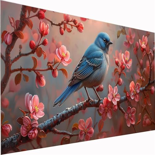 5D Diamond Painting XXL 90x180cm, Kirschblüten Diamond Painting Erwachsene kinder Vogel DIY Mosaikherstellung Bastelset Quadrat Vollbohrer Diamanten Malerei Stickerei Kreuzstich für Wand Decor Z1-125 5D Diamond Painting XXL 90x180cm, Kirschblüten Diamond Painting Erwachsene kinder Vogel DIY Mosaikherstellung Bastelset Quadrat Vollbohrer Diamanten Malerei Stickerei Kreuzstich für Wand Decor Z1-125 von Zhynfiie