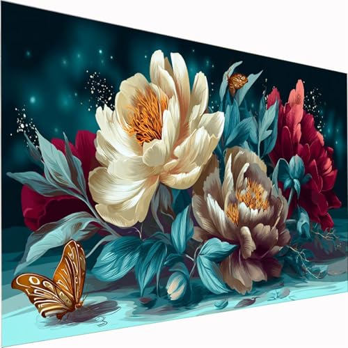 Anlage Diamond Painting Groß XXL 100x200cm,Basteln Erwachsene Diamond Painting Set,5D DIY Blume Diamant Paintings Bilder Erwachsene,Diamond-painting Set für Deko Wohnzimmer,Geschenke für Frauen Z1-893 Anlage Diamond Painting Groß XXL 100x200cm,Basteln Erwachsene Diamond Painting Set,5D DIY Blume Diamant Paintings Bilder Erwachsene,Diamond-painting Set für Deko Wohnzimmer,Geschenke für Frauen Z1-893 von Zhynfiie