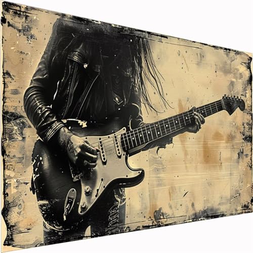 Diamond Painting Abstrakt, Gitarre Diamond Painting Erwachsene Bilder Kit 5D DIY Diamonds Bastelset, QuadratDiamanten Malerei Stickerei Kreuzstich für Beginner für Home Wand Dekor 40x80cm Z1-120 Diamond Painting Abstrakt, Gitarre Diamond Painting Erwachsene Bilder Kit 5D DIY Diamonds Bastelset, QuadratDiamanten Malerei Stickerei Kreuzstich für Beginner für Home Wand Dekor 40x80cm Z1-120 von Zhynfiie