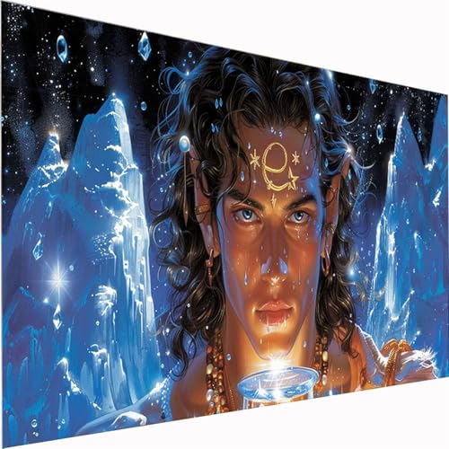 Diamond Painting Abstrakt, Mann Diamond Painting Erwachsene Bilder Kit 5D DIY Diamonds Bastelset, QuadratDiamanten Malerei Stickerei Kreuzstich für Beginner für Home Wand Dekor 100x200cm Z1-124 Diamond Painting Abstrakt, Mann Diamond Painting Erwachsene Bilder Kit 5D DIY Diamonds Bastelset, QuadratDiamanten Malerei Stickerei Kreuzstich für Beginner für Home Wand Dekor 100x200cm Z1-124 von Zhynfiie