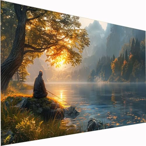 Diamond Painting Anlage Diamond Painting Erwachsene See 5D Diamond-Painting Set Großes DIY Diamant Malerei Stickerei Kreuzstich Kit mit für Erwachsene Kinder Anfänger für Home Décor 70x140cm Z1-87 Diamond Painting Anlage Diamond Painting Erwachsene See 5D Diamond-Painting Set Großes DIY Diamant Malerei Stickerei Kreuzstich Kit mit für Erwachsene Kinder Anfänger für Home Décor 70x140cm Z1-87 von Zhynfiie