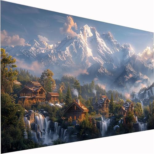 Diamond Painting Anlage Diamond Painting Erwachsene Weiße Wolke 5D Diamond-Painting Set Großes DIY Diamant Malerei Stickerei Kreuzstich Kit mit für Erwachsene Kinder für Wand Décor 100x200cm Z1-65 Diamond Painting Anlage Diamond Painting Erwachsene Weiße Wolke 5D Diamond-Painting Set Großes DIY Diamant Malerei Stickerei Kreuzstich Kit mit für Erwachsene Kinder für Wand Décor 100x200cm Z1-65 von Zhynfiie