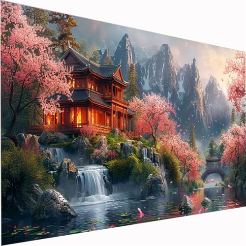 Diamond Painting Fallen Diamond Painting Erwachsene Berg 5D Diamond-Painting Set Großes DIY Diamant Malerei Stickerei Kreuzstich Kit mit für Erwachsene Kinder Anfänger für Home Décor 40x80cm Z1-73 Diamond Painting Fallen Diamond Painting Erwachsene Berg 5D Diamond-Painting Set Großes DIY Diamant Malerei Stickerei Kreuzstich Kit mit für Erwachsene Kinder Anfänger für Home Décor 40x80cm Z1-73 von Zhynfiie