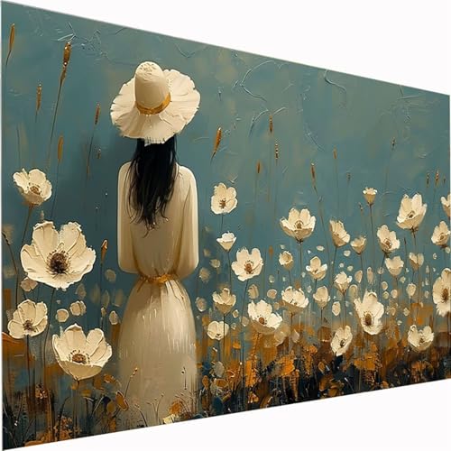 Diamond Painting Frau Diamond Painting Erwachsene Blume 5D Diamond-Painting Set Großes DIY Diamant Malerei Stickerei Kreuzstich Kit mit für Erwachsene Kinder Anfänger für Home Décor 90x180cm Z1-79 Diamond Painting Frau Diamond Painting Erwachsene Blume 5D Diamond-Painting Set Großes DIY Diamant Malerei Stickerei Kreuzstich Kit mit für Erwachsene Kinder Anfänger für Home Décor 90x180cm Z1-79 von Zhynfiie