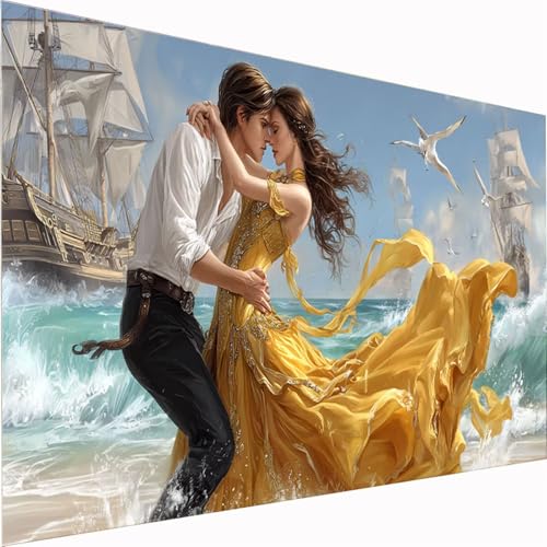 Diamond Painting Meer, Frau Diamond Painting Erwachsene Bilder Kit 5D DIY Diamonds Bastelset, Quadrat Diamanten Malerei Stickerei Kreuzstich für Beginner für Home Wand Dekor Geschenk100x200cm Z1-910 Diamond Painting Meer, Frau Diamond Painting Erwachsene Bilder Kit 5D DIY Diamonds Bastelset, Quadrat Diamanten Malerei Stickerei Kreuzstich für Beginner für Home Wand Dekor Geschenk100x200cm Z1-910 von Zhynfiie