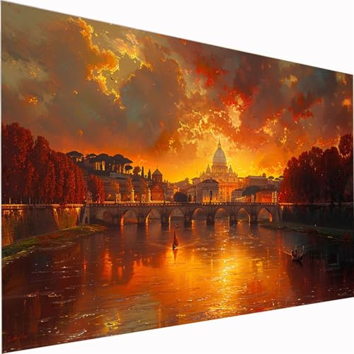 Diamond Painting See, Landschaft Diamond Painting Erwachsene Bilder Kit 5D DIY Diamonds Bastelset, Quadrat Diamanten Malerei Stickerei Kreuzstich für Beginner für Home Wand Dekor Geschenk40x80cm Z1-70 Diamond Painting See, Landschaft Diamond Painting Erwachsene Bilder Kit 5D DIY Diamonds Bastelset, Quadrat Diamanten Malerei Stickerei Kreuzstich für Beginner für Home Wand Dekor Geschenk40x80cm Z1-70 von Zhynfiie
